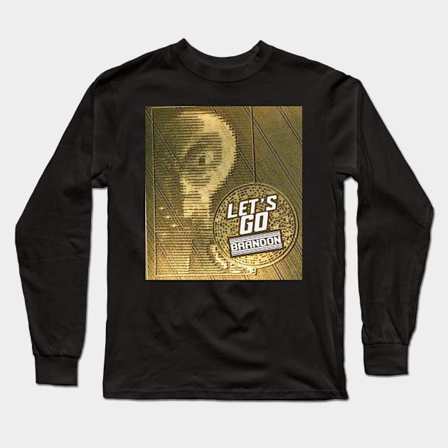 LET'S GO BRANDON - Alien code Decoded! Long Sleeve T-Shirt by Political Gaffes